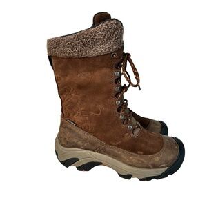 Keen Hooldoo Li High Boots Size 6 Insulated 200 G Lace Up Grip Soles Calf Warm